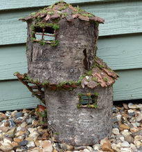 Load image into Gallery viewer, Treetop Fairy House - Furnished