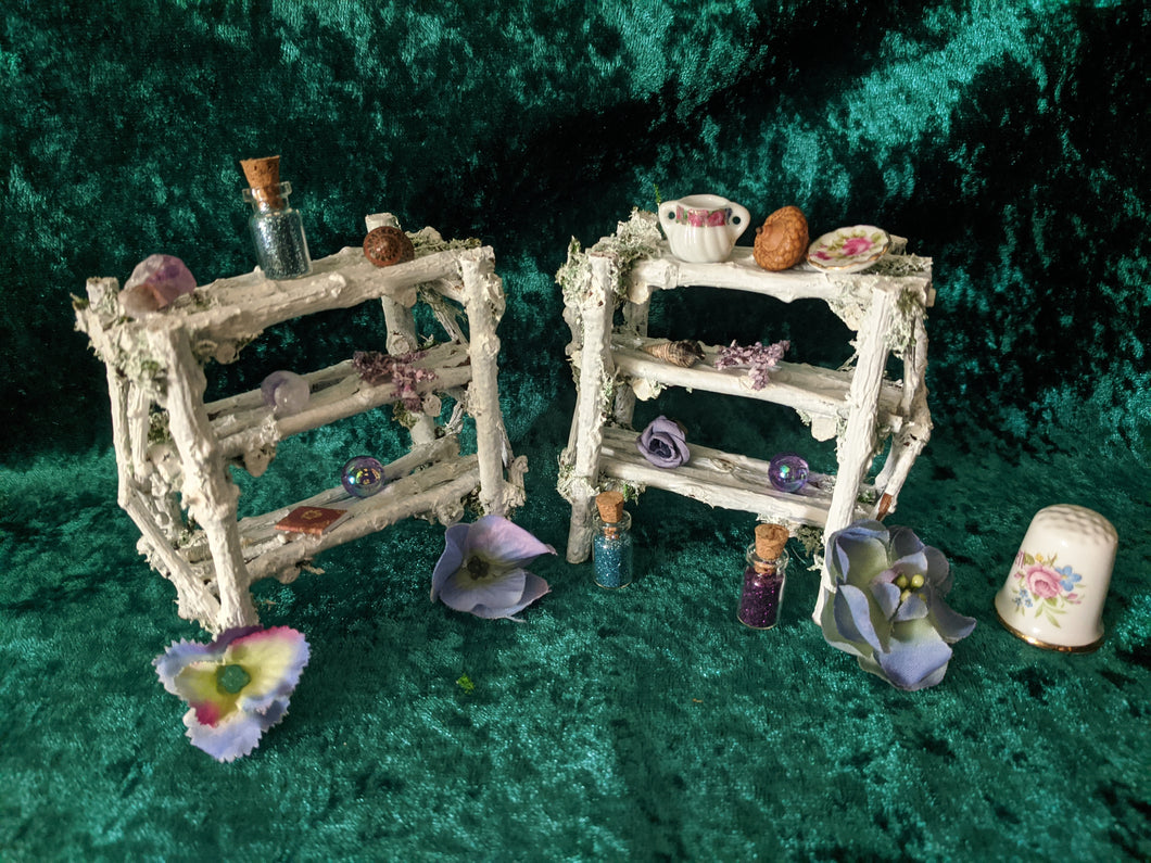Christmas Miniature Bookcase Set -
