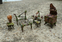 Load image into Gallery viewer, Treetop Fairy House - Furnished