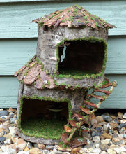 Load image into Gallery viewer, Treetop Fairy House - Furnished