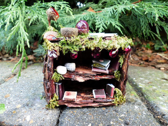 Miniature Fairy Bookcase