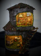 Load image into Gallery viewer, Treetop Fairy House - Furnished
