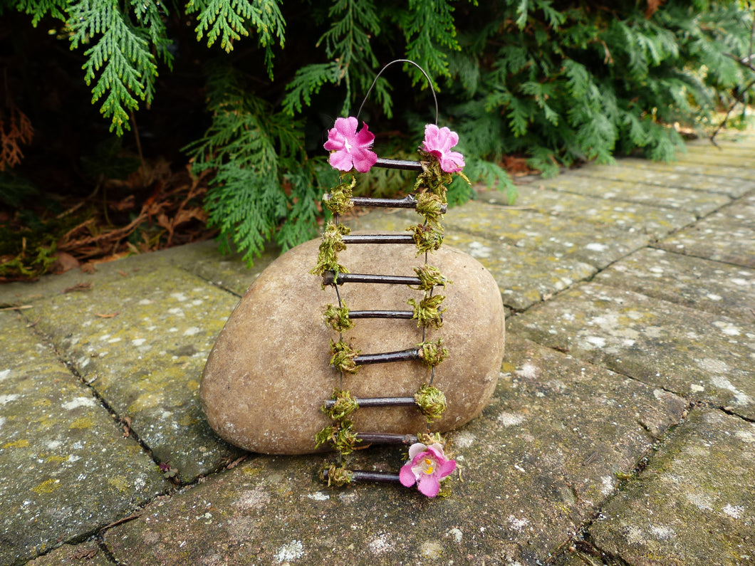 Wire Fairy Garden Ladder