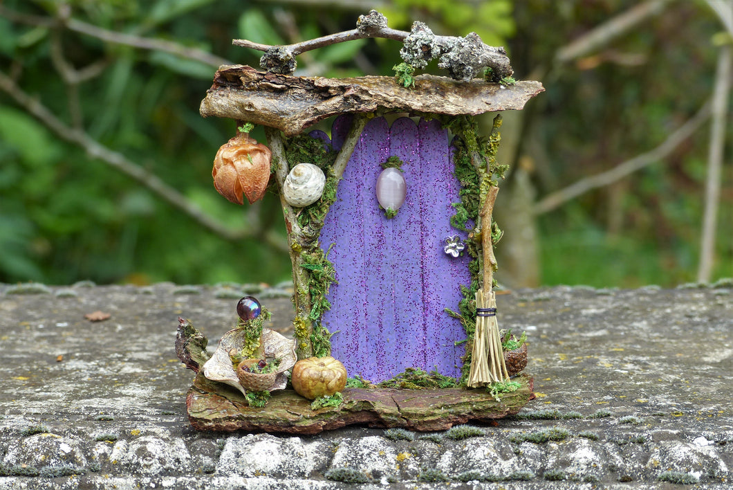 Magical Purple Fairy Door